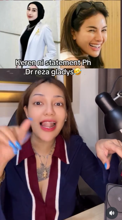 Tengku Zanzabella menyoroti persidangan Reza Gladys dan Nikita Mirzani [Instagram]